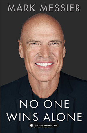 Cover of the book "No One Wins Alone" by Mark Messier