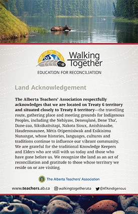 Thumbnail of poster with Treaty 6 & 8 land acknowledgement