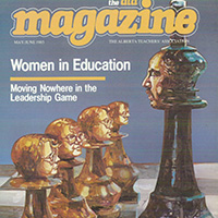 ATA Magazine Vol65 No4 May/June 1985 Cover of chess pieces with human faces