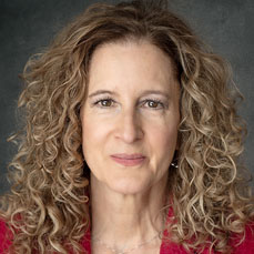 Portrait of women with curly hair 