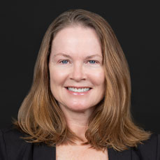 Portrait of women with shoulder length brow hair