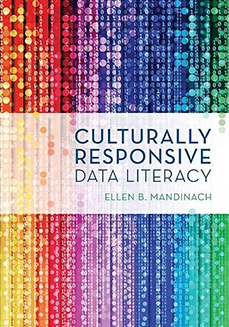 Colourful rainbow cover of Culturally Responsive Data Literacy