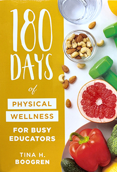 Cover of book 180 days of Physical Wellness for Busy Educators