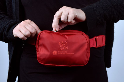Red for Ed fanny pack