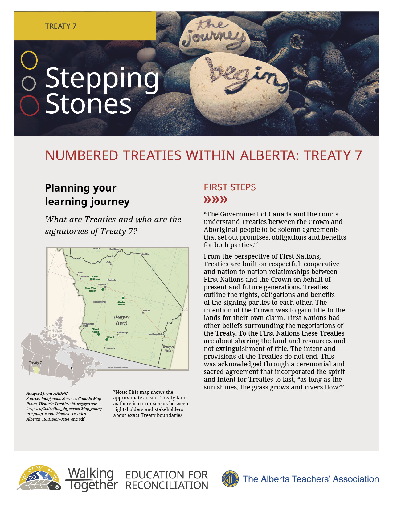 Cover of Stepping Stones Treaty 7