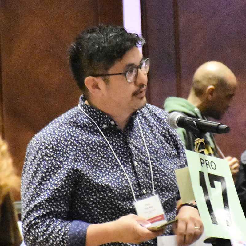 An attendee at this year's ARA