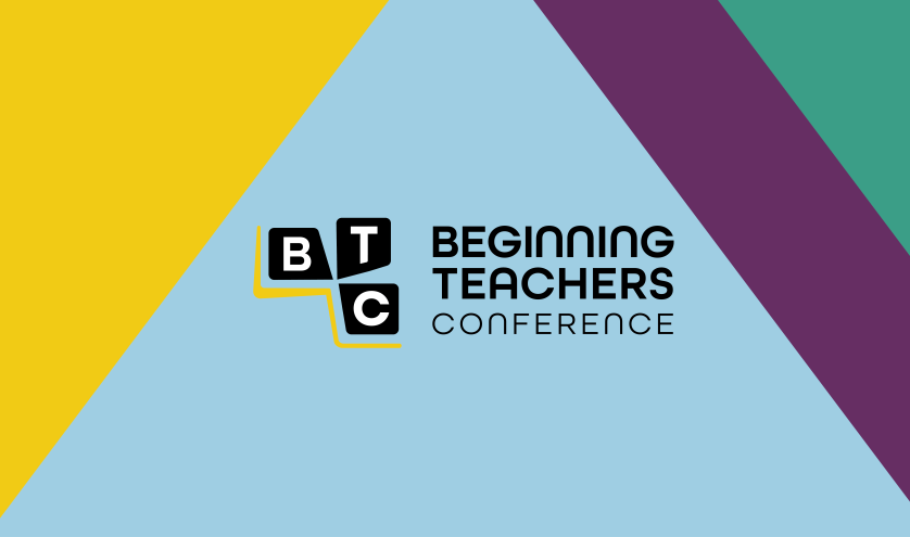 Beginning Teachers' Conference logo graphic