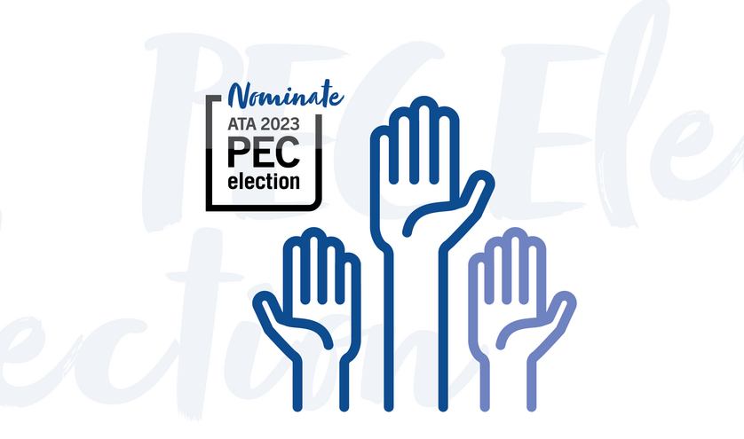 Election logo with three raised hands