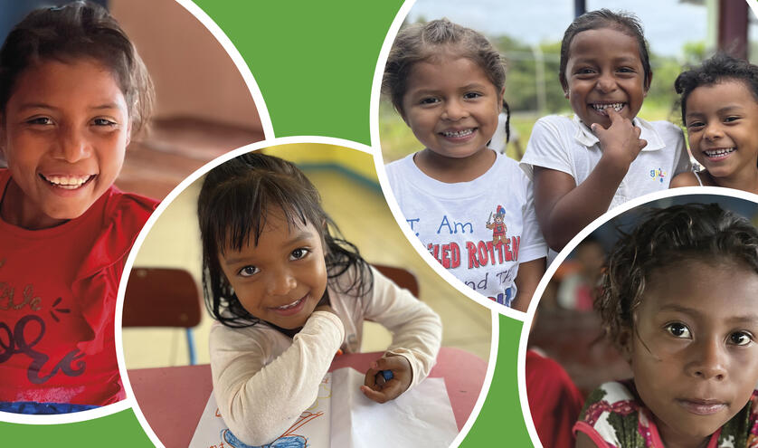 Photos of children in Nicaragua