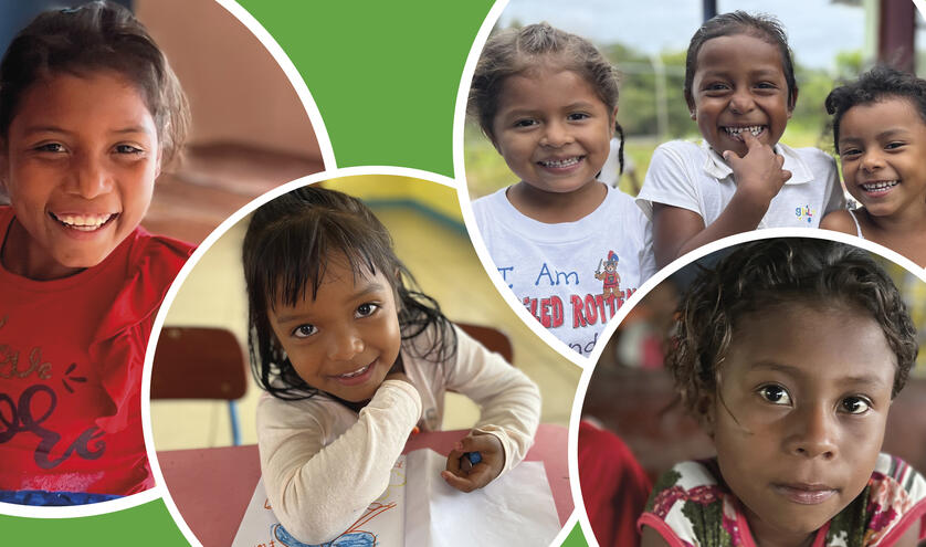 Photos of children in Nicaragua
