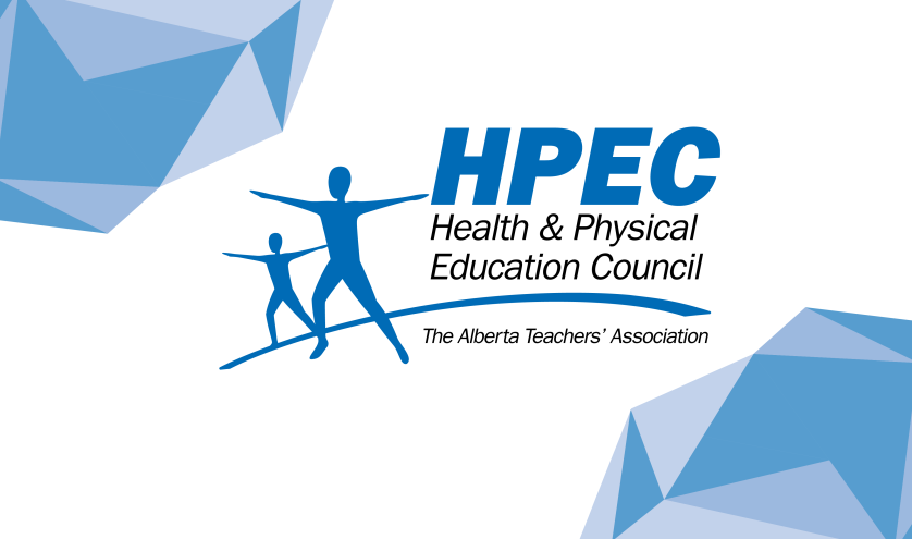Health and Physical Education Council logo of two silhouettes stretching