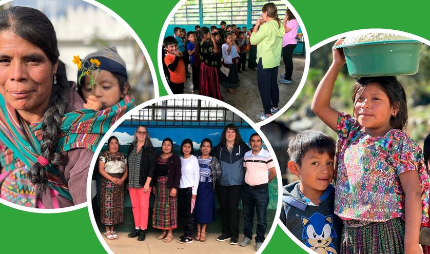 Collage of images from Guatemala 
