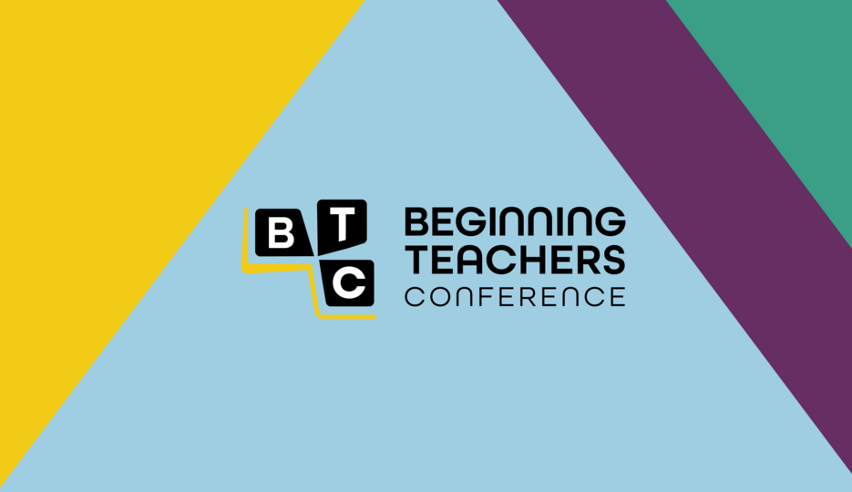 Beginning Teachers' Conference logo graphic