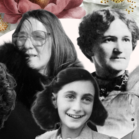 Collage of notable women from history
