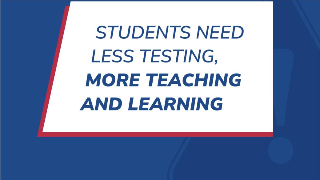 Curriculum infographic 2023: Students need less testing, more teaching and learning
