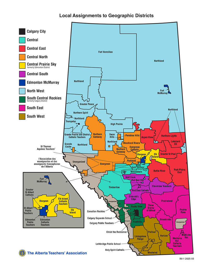 ATA locals map