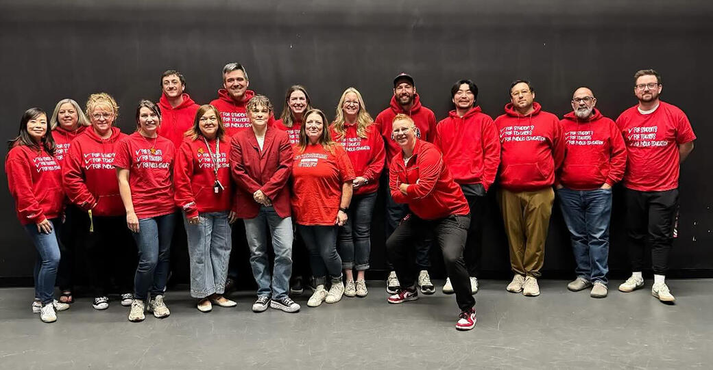 Teachers from Sturgeon Composite High School