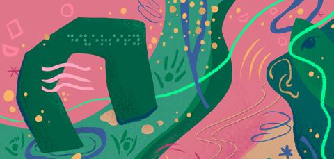 Abstract cartoon image