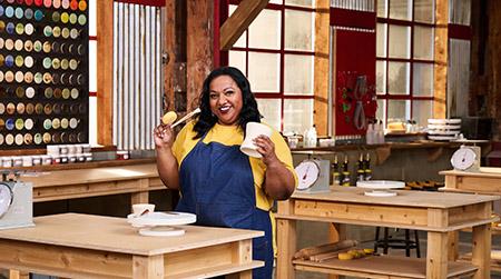 Renu Mathew - contest on The Great Canadian Pottery Throw Down