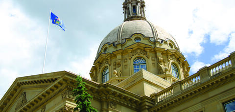 Photo of the Alberta legislature
