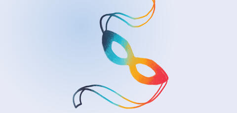 Cartoon image of a mask