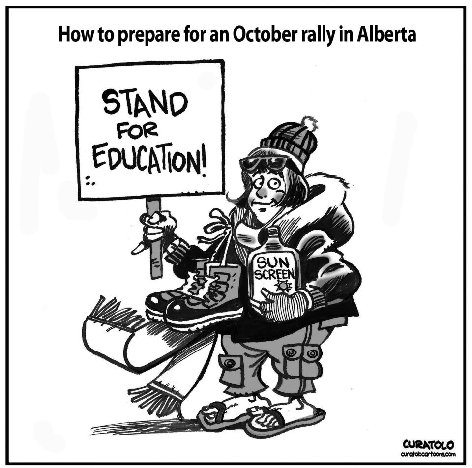 Guidelines for attending the rally Alberta Teachers' Association