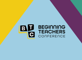 Beginning Teachers' Conference logo graphic
