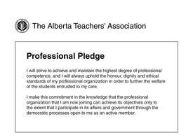 ATA Professional Pledge