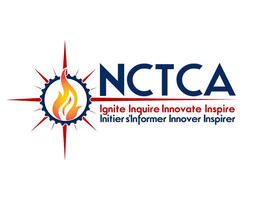 North Central Teachers' Convention Association compass logo with a flame in the center 