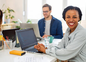 Photo of people collaborating