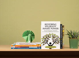 A bookshelf with books on it