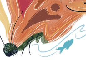 Cartoon image of a butterfly