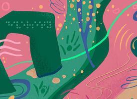 Abstract cartoon image