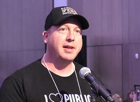 Firefighter speaks at 2023 ARA