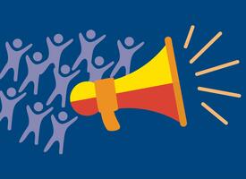 Megaphone for bargaining graphic