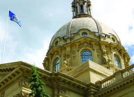 Photo of the Alberta legislature