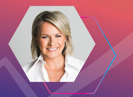 Graphic for Women in Leadership with speaker Sonia McDonald