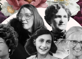 Collage of notable women from history