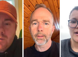 Videos of support from public members