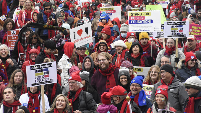 FRONT PAGE-education rally-6224