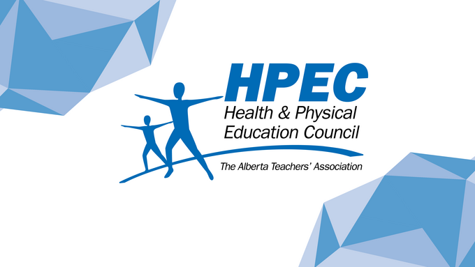 Health and Physical Education Council logo of two silhouettes stretching