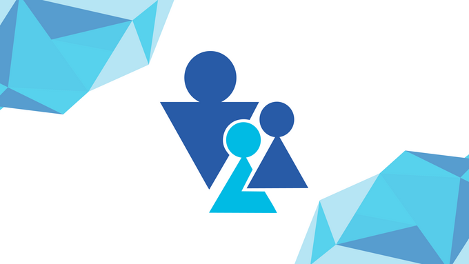 Early Childhood Education Council logo of 3 human icons, one representing an adult, the other two, children. 