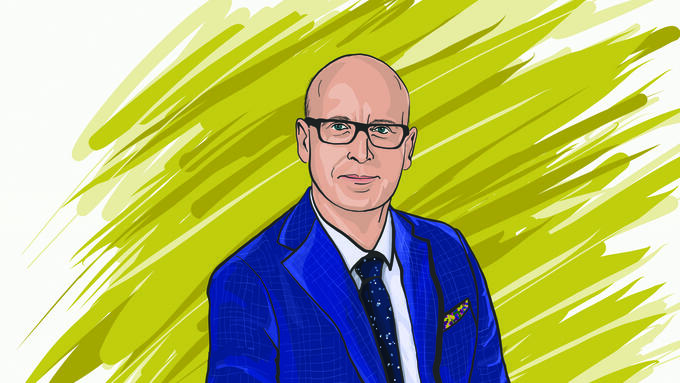 Cartoon image of Jason Schilling