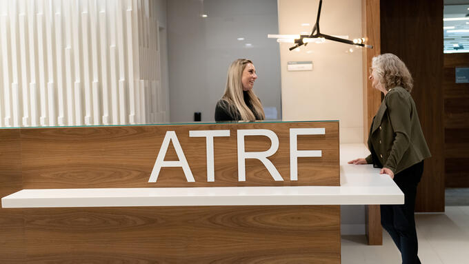 Reception area at ATRF