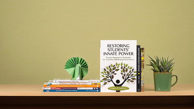 A bookshelf with books on it