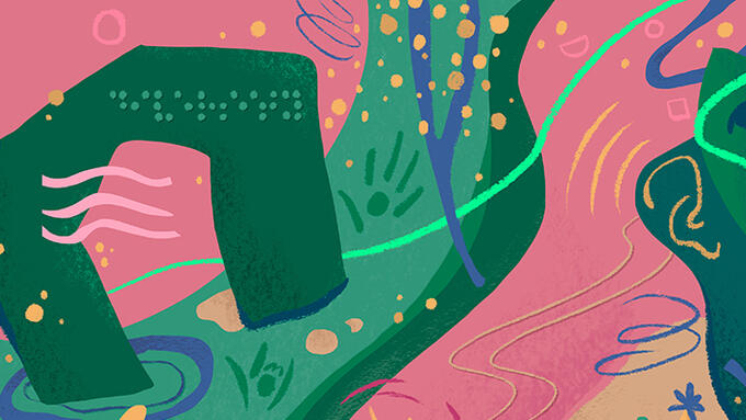 Abstract cartoon image