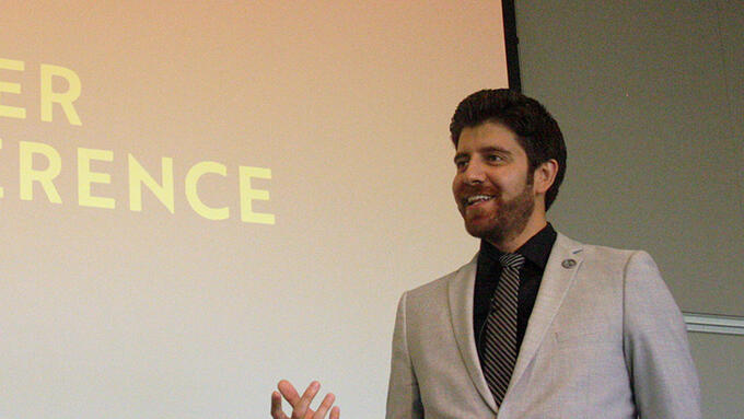 Keynote speaker Tareq Hadhad at the ATA Summer Conference