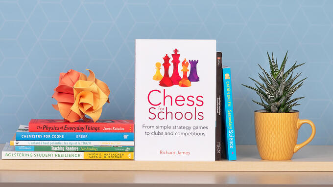 Recommended books on display