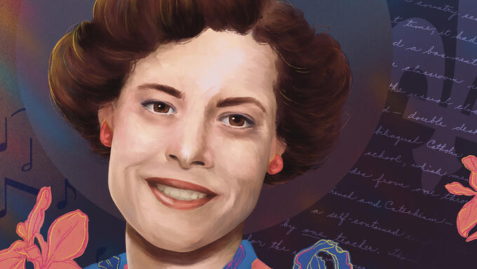 Illustration of Marie-Louise Brugeyroux