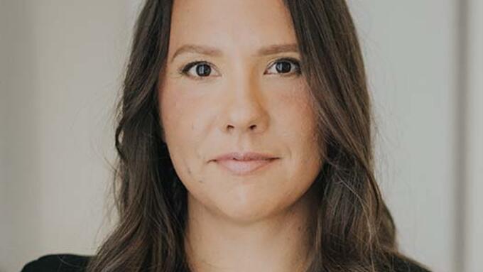 Portrait of young women with long dark hair